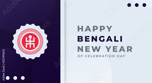 Happy Bengali New Year Celebration Vector Design Illustration for Background, Poster, Banner, Advertising, Greeting Card