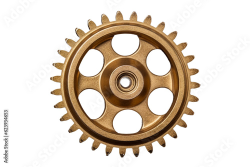 Gear wheel. isolated object, transparent background