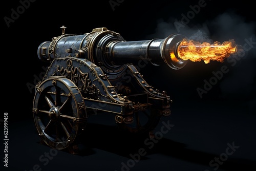 Cannon armor. Generate Ai