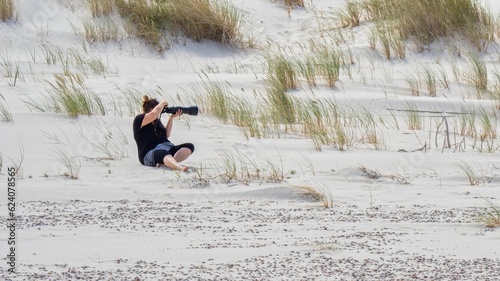 The sand dunes near Leba, Poland, are a photographer's paradise