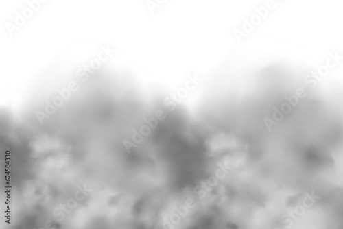 dark fog or smoke effect isolated on transparent white background. Steam explosion special effect. Effective texture of steam, fog, smoke png. Vector illustration.
