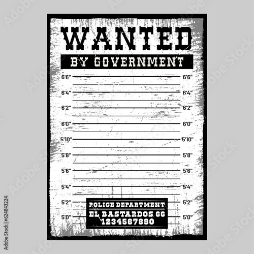 Westerm wanted poster template