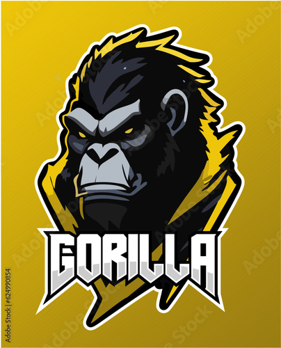 Gorilla gaming logo with best quality