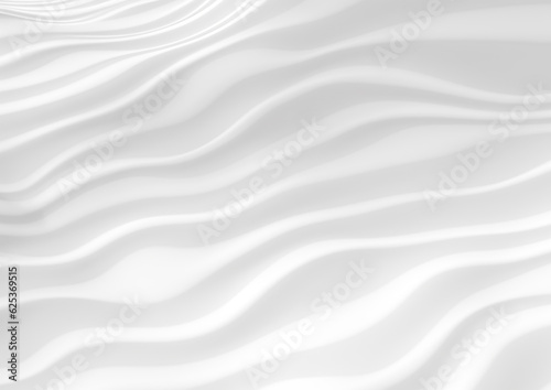 抽象的な波模様のエレガントな白い背景