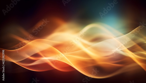 Glowing abstract flame igniting a vibrant multi colored futuristic wallpaper generated by AI