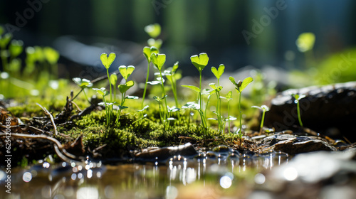 Generative AI, Nature's Tapestry: A Delicate Wildflower Meadow Unveiled