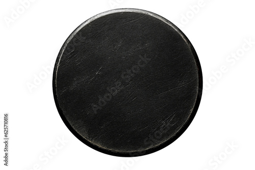 Hockey puck. isolated object, transparent background