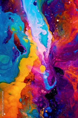 Abstract trippy watercolor background