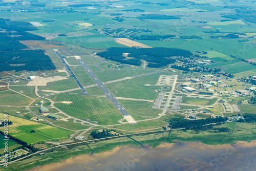 Military Air Base Aerial View