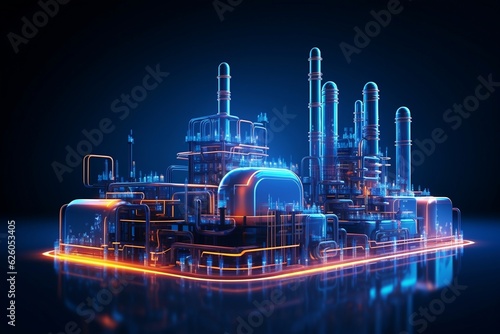 Petrochemical Gas Transportation in the Industry Pipeline. AI