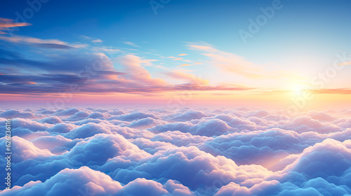 神秘的な雲海の風景 Generative AI