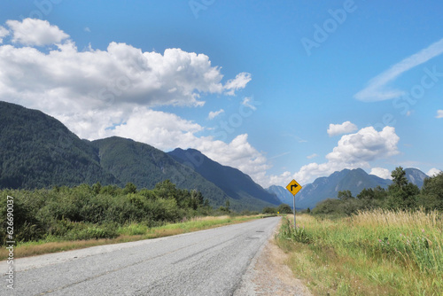 Rannie Road leading up to Pitt Lake - Grant Narrows Regional Park in Pitt Meadows, British Columbia, Canada