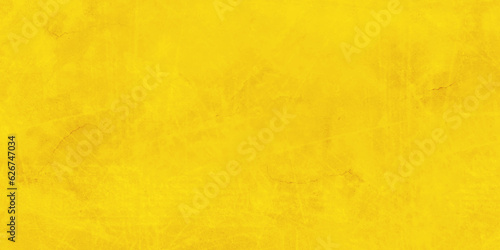 Grunge yellow background. yellow concrete or cement material in abstract wall background texture. Seamless light yellow concrete texture.