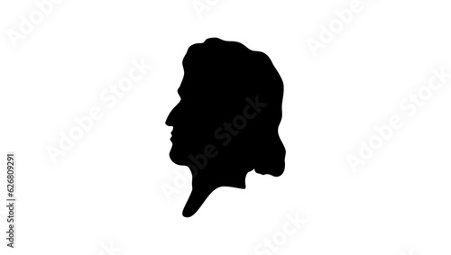 Friedrich Schiller silhouette