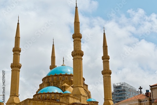 The Mohammad Al-Amin Mosque, also referred to as the Blue Mosque, is a Sunni Muslim mosque located in downtown Beirut, Lebanon.