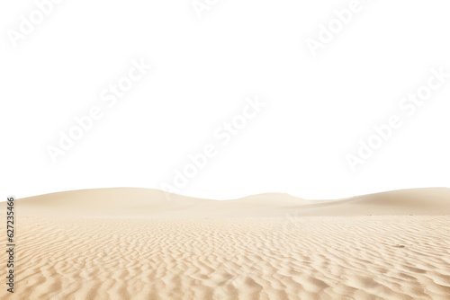 Empty Sandy Beach. On An Isolated Transparent Background, Png