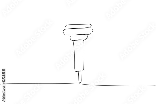 Blood lancets, Blood Testing, medical supplies, equipment one line art. Continuous line drawing of medication, needle, healthcare, clinical, disposable, tool, narcotic, healthy