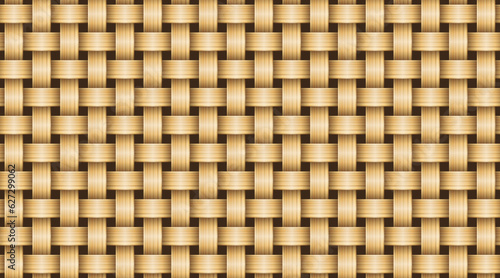 Repeat woven basket texture , seamless wicker pattern wicker weaving pattern, vector background illustration.