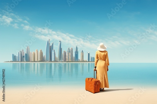 Abu Dhabi United Arab Emirates travel advertising.