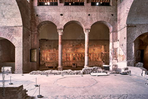Santa Maria Antiqua byzantine church at the Roman Forum, Italy 
