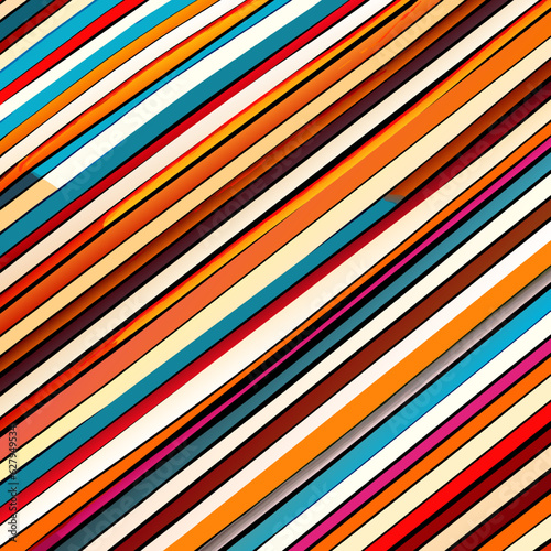 Seamless background pattern. Diagonal stripes pattern. Vector.