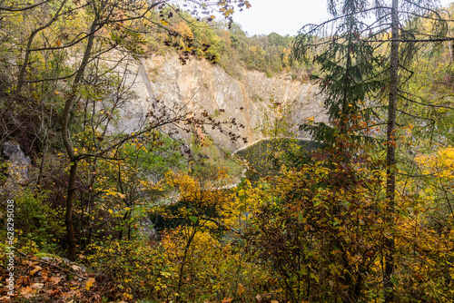 Mala Amerika quarry in Cesky kras landscape park, Czech Republic