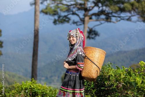 Miao Woman In Traditional Dress