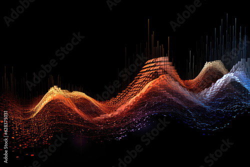 Visualization Of Big Data In An Abstract Musical Flow