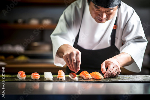 職人技が光る日本の高級寿司