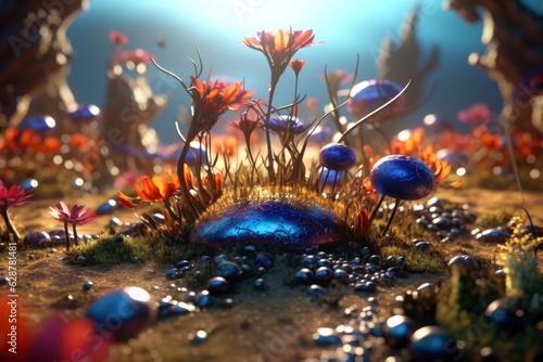 Enchanting Magic Realism 3D Render Background
