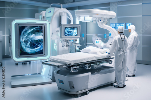 Advanced imaging equipment, such as fluoroscopy or intraoperative ultrasound, is readily available in the operating room, enabling real-time visualization during complex surgeries. Generative AI