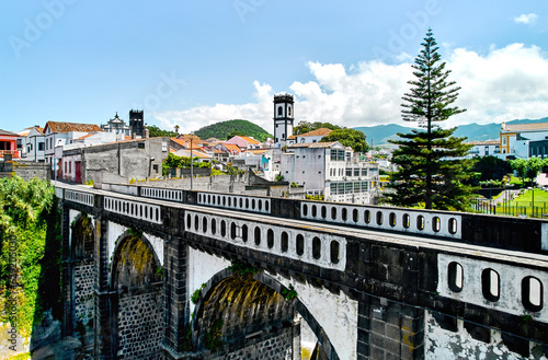 Ribeira Grande town in the Ponta Delgada island. Azores
