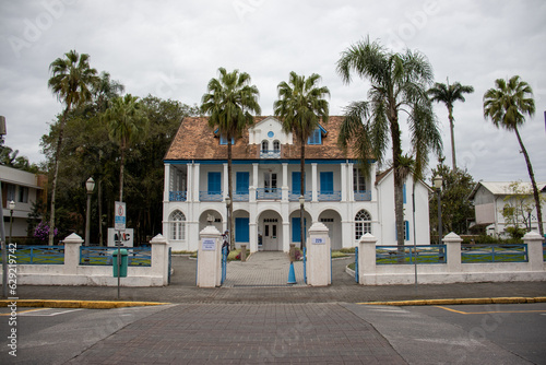 Historical museum in Joinville Santa Catarina Brazil cloudy day urban historic landmarks colonization