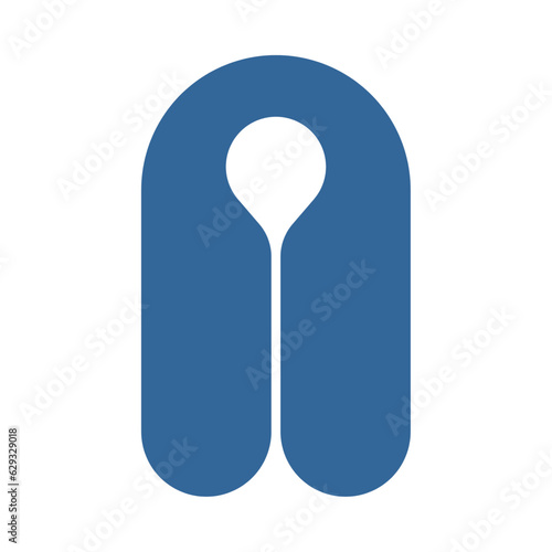 Vector graphic of lifejacket symbol