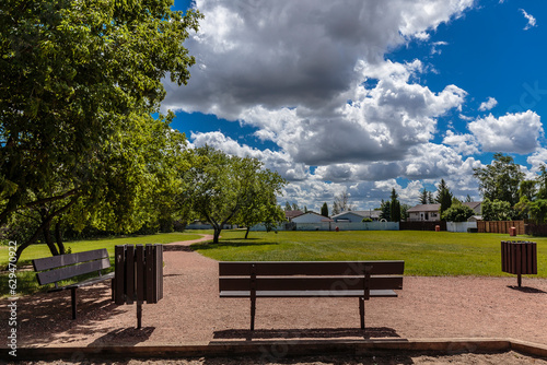 Herbert Stewart Park in the city of Saskatoon, Canada