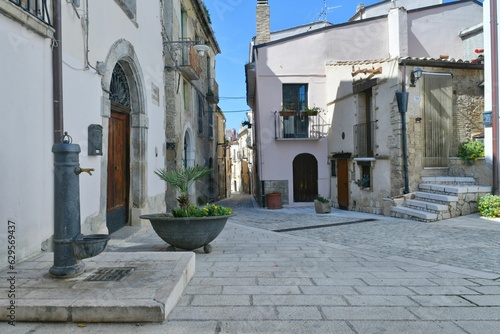 The Molise village of Larino, Italy.