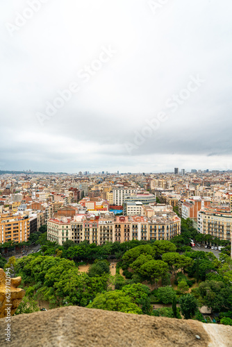 Beautiful cityscape view of Barcelona, Spain