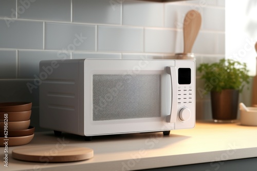 Kitchen microwave. Generate Ai