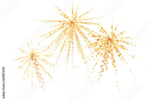 Sparkling fireworks to celebrate,Anniversary party concept.