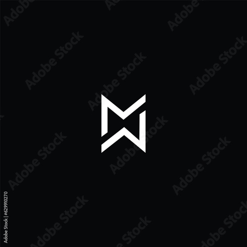 Letter MM Logo Monogram Double M Logo