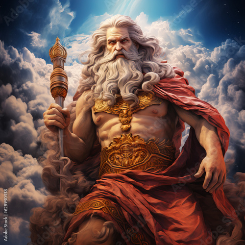 The almighty ancient Greek god Zeus