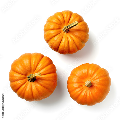 Halloween pumpkin themed illustration on clean white background with soft shadows isolated graphic element