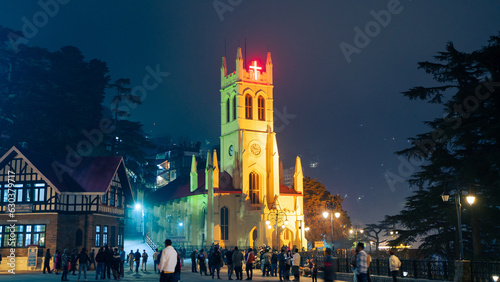 Christ Church is located in Shimla, Himachal Pradesh, India