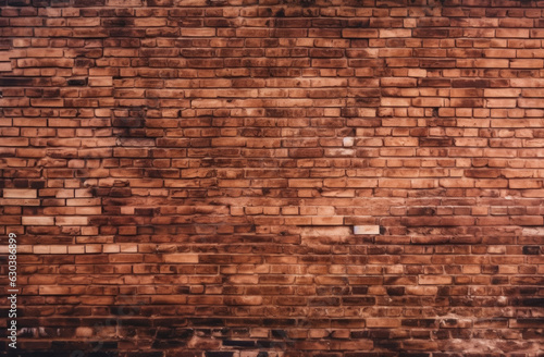 Vintage Red brick wall background.