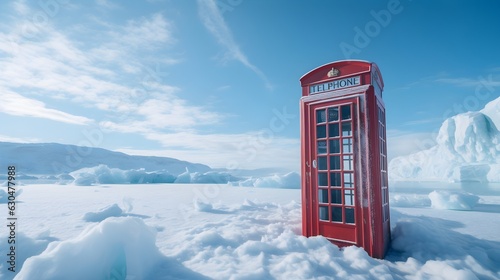 Kommunikation auf Eis: Die Rote Telefonzelle in der Antarktis