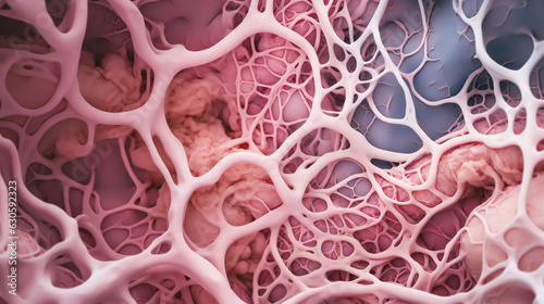 An intriguing close-up photograph showcases the vibrant and intricately structured thymus gland, offering a glimpse into its crucial role in maintaining adult health