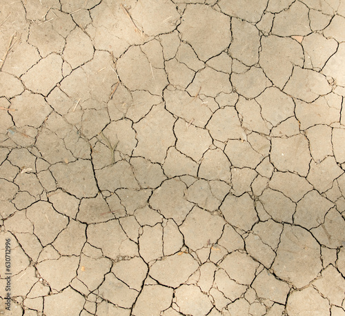 Cracked earth as an abstract background. Texture