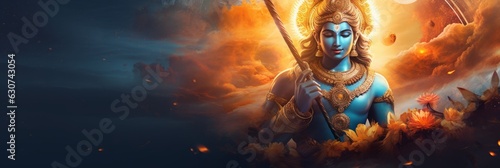 The hindu god vishnu.generative ai 