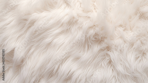 White wool with white top texture background, light natural sheep wool, white seamless cotton, texture of fluffy fur for designers, close-up fragment white wool carpet