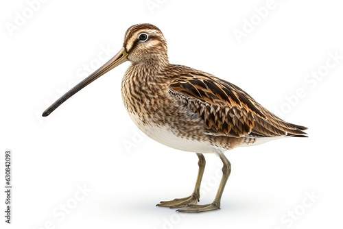 sandpiper isolated on white background